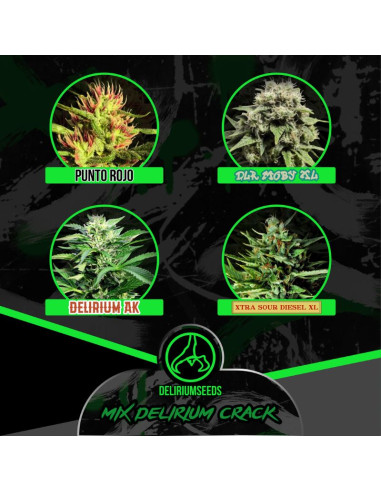 Mix Delirium Cracks Feminizado - Delirium Seeds