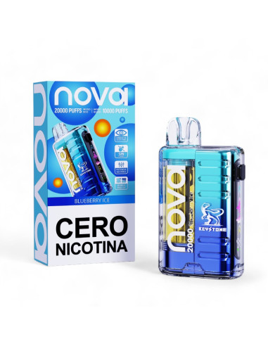 Vaporizador Desechable Nova 20000 Puff - Blueberry Ice