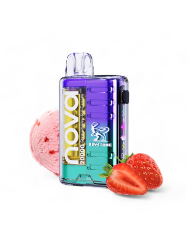 Vaporizador Desechable Nova 20000 Puff - Strawberry Ice Cream