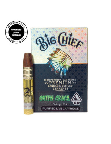 Big Chief Cartridge 0.8ml - Green Crack (Vacío)
