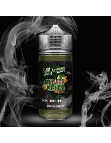 E-Liquid Atomic Vapers - Tabaco Menta 100 ML