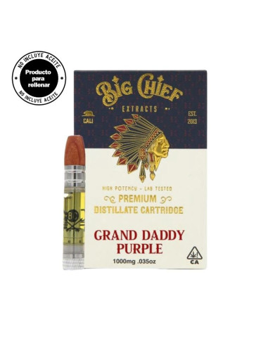 Big Chief Cartridge 0.8ml - Grand Daddy Purple (Vacío)