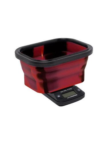 Balanza Digital TRUWEIGH MINI CRIMSON BOWL - Negro y Rojo