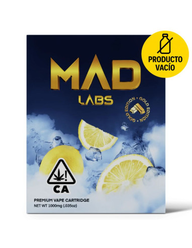 Mad Labs Cartridge 0.8ml - Lemon Ice - Sativa (Producto Vacío)