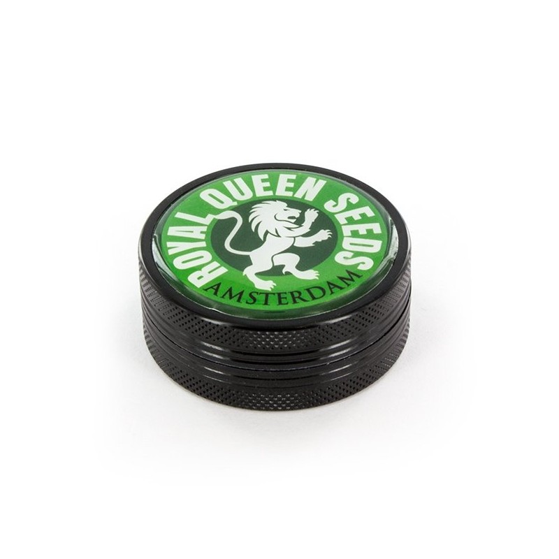 Grinder metálico con logo RQS - 2 piezas - 47mm - Verde