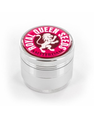 Grinder de Aluminio con filtro y logo RQS - 4 piezas - 47mm - Rojo